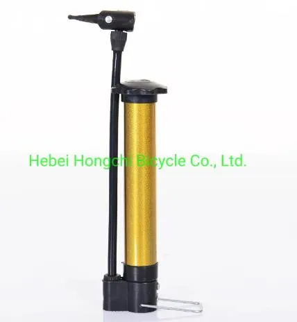 Metal Outlooking Bicycle Air Pump with Different Color 