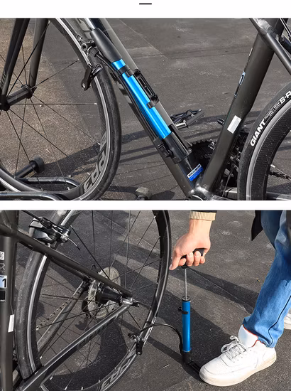 Metal Outlooking Bicycle Air Pump with Different Color