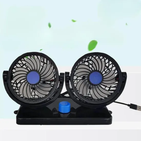 Factory Price Universal Single Head 4inch Double Head USB Portable Car Fan 