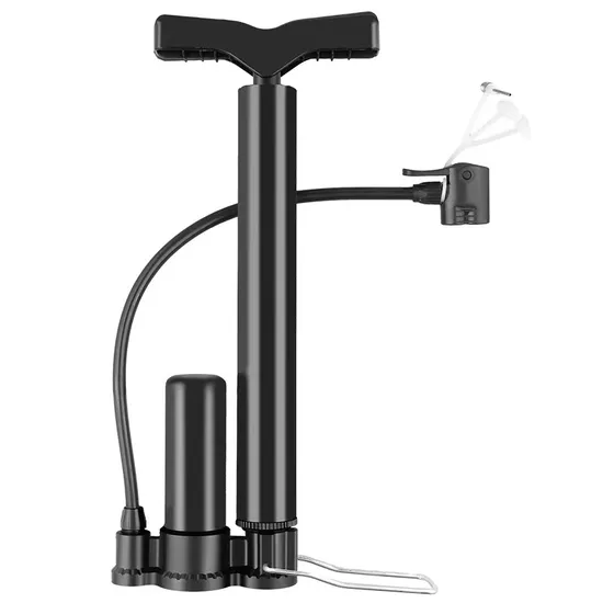 China Best Quality Accessories Bike Air Pump, Aluminum Fashion Mini Band Bicycle Pumps, Portable Cycle Floor Pump for Bike Tires 