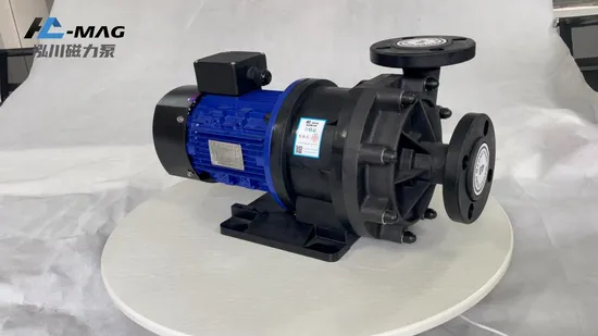 Horizontal Magnetic Drive Corrosion Resistance Plastic Chemical Process Pump for Alkali / Acid Circulating 