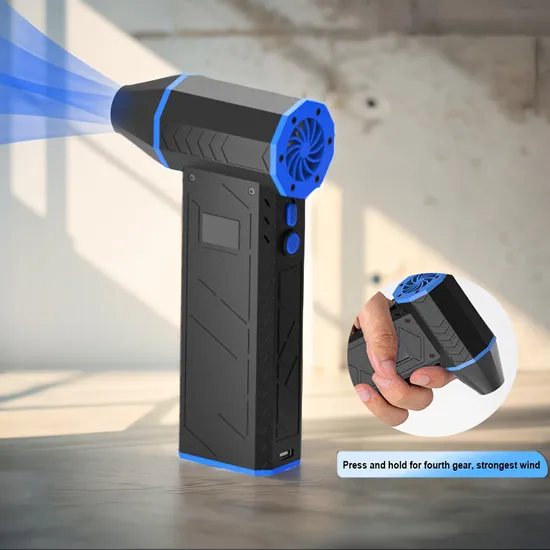 Electric Turbo Fan Portable Mini Turbo Fan Vertical Small Wind Turbine for Car Mini Turbine Jet Fan 