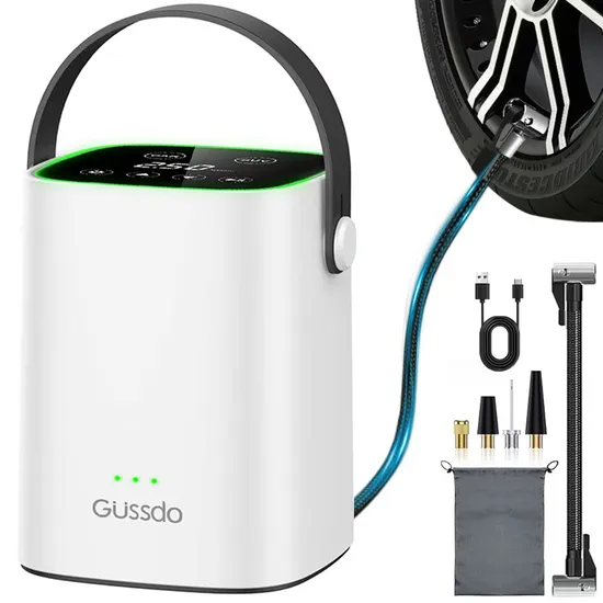 Factory Manufacturers Digital Portable Car Tyre Pump Air Compressor Wireless Car Air Inflator Air Pump for Car